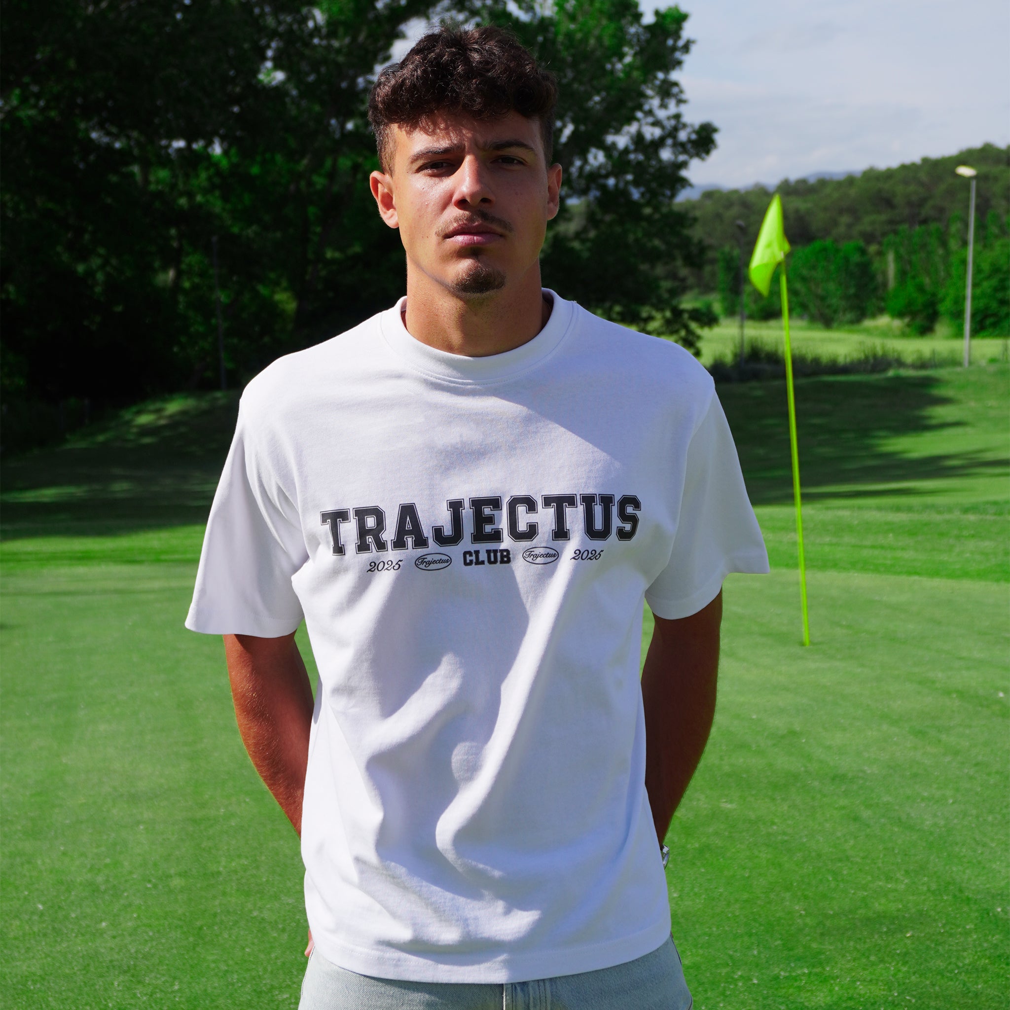 TRAJECTUS CLUB WHITE TEE