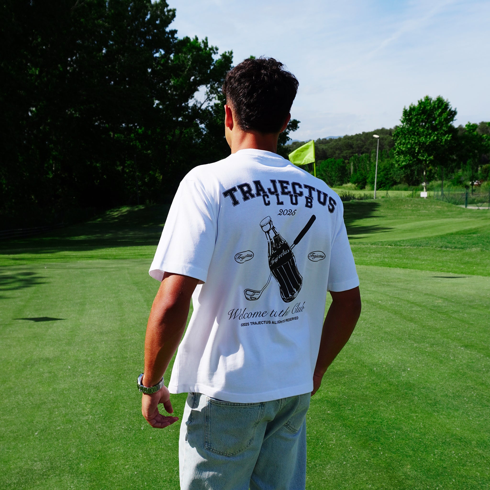 TRAJECTUS CLUB WHITE TEE