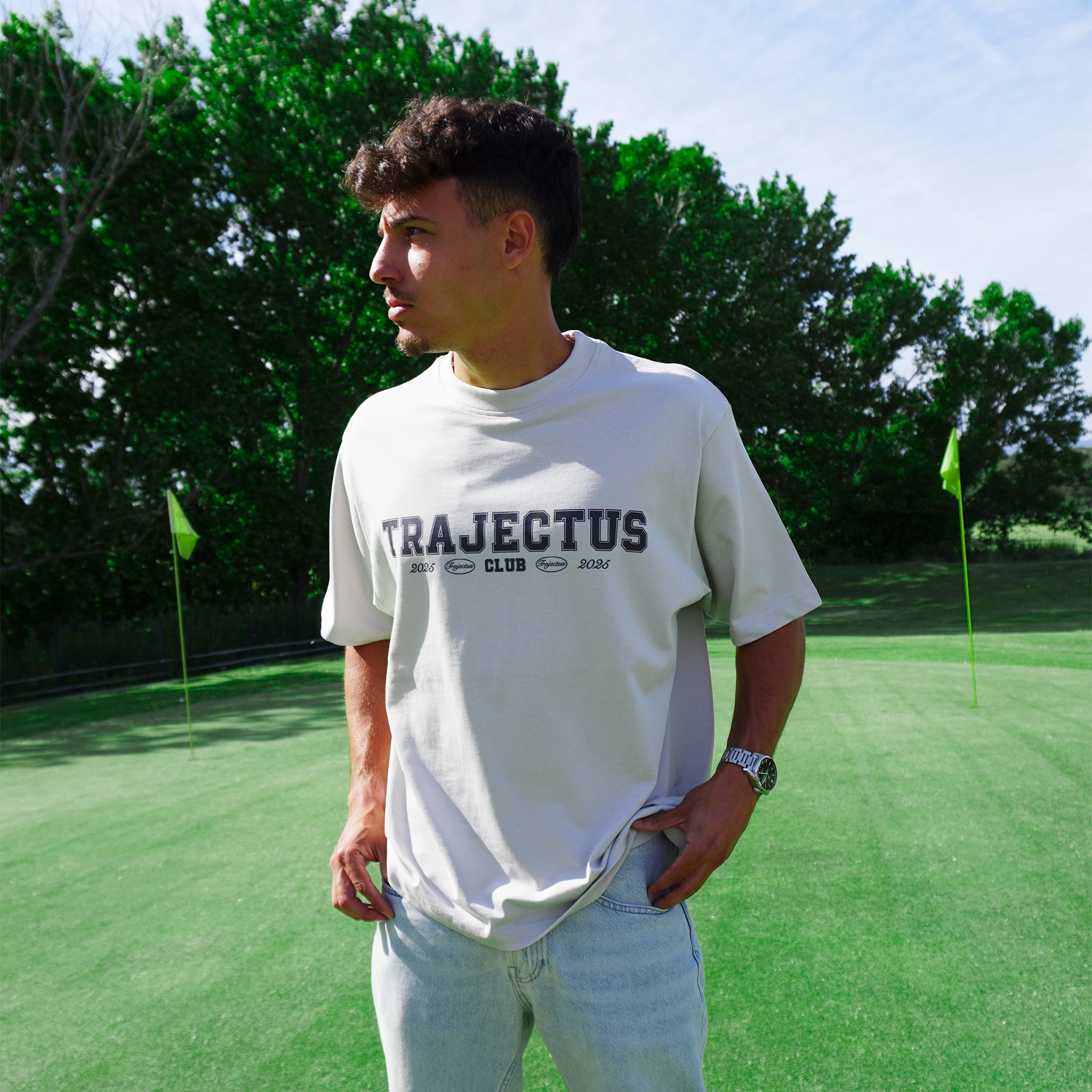TRAJECTUS CLUB GRAY TEE