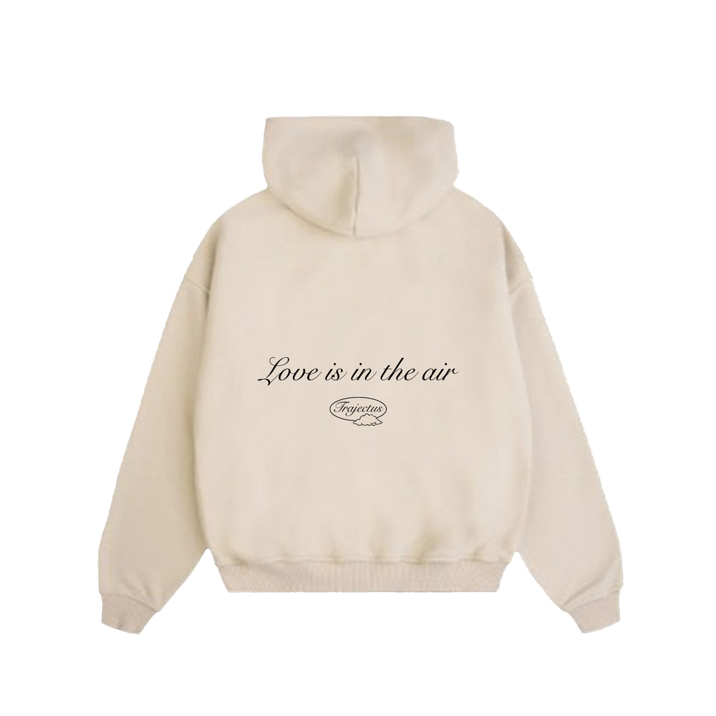 "WHITE CLOUDS" ZIPPER JACKET