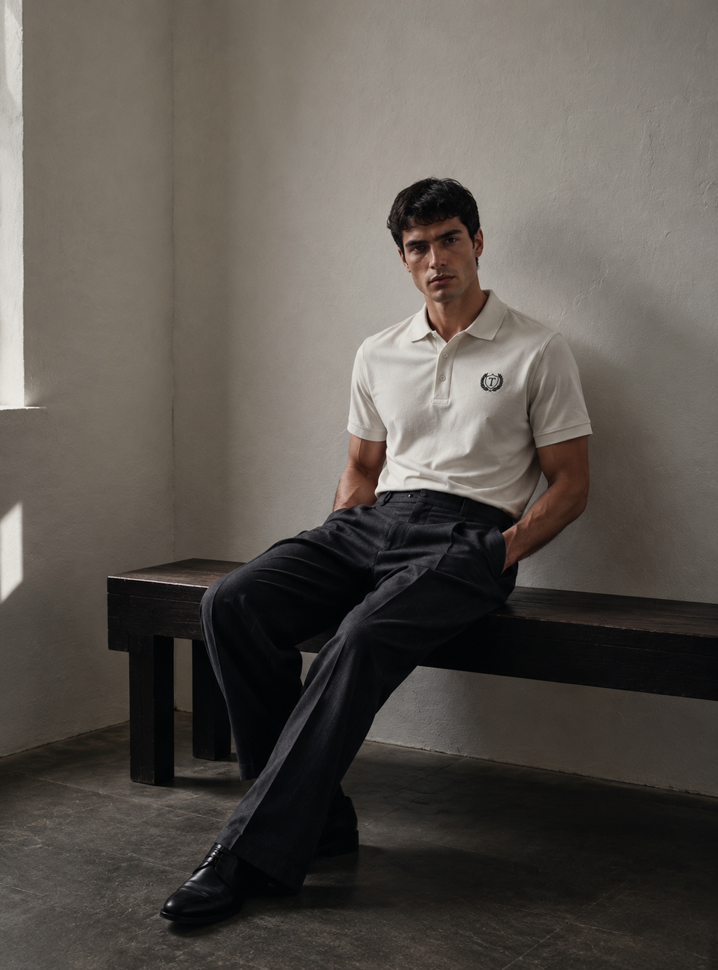 Club Polo Off-White — Trajectus Magna — Interior modelo sentado